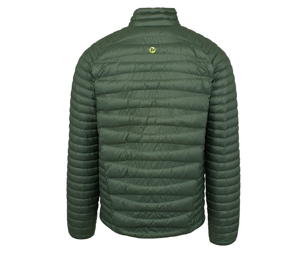 Merrell Jackets Olive - Ridgevent™ Thermo - Mens 74EXKGRDJ